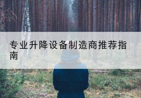 岑溪电动剪叉升降平台厂家-专业升降设备制造商推荐指南